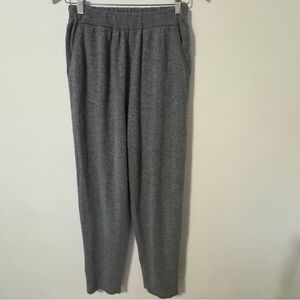 Demylee New York 100% Cashmere Pants Gray Loungewear Pockets Pull On-Medium